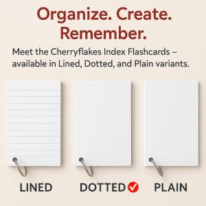 dotted index card